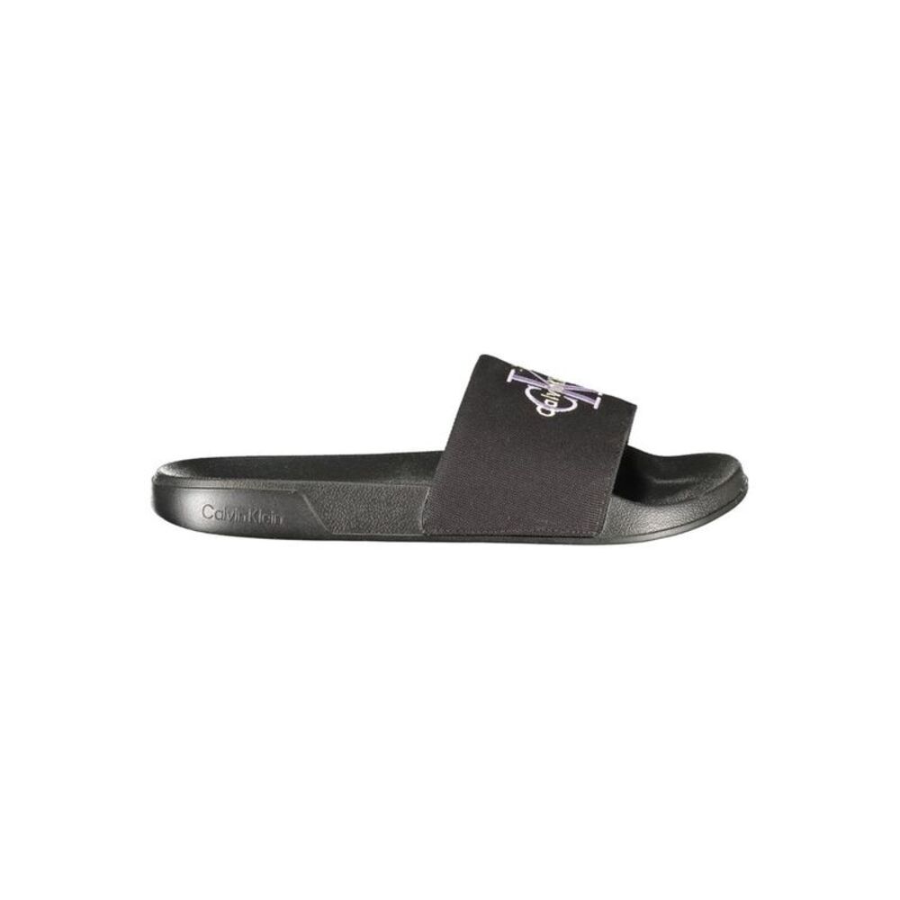 Calvin Klein Nero Polyurethane Women Women's Ciabatta